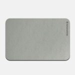 Tapis de bain souple Gris Nuage en diatomite Vatten