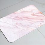 Tapis de bain Rose Agate en diatomite Essence