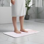 Tapis de bain Rose Agate en diatomite Essence