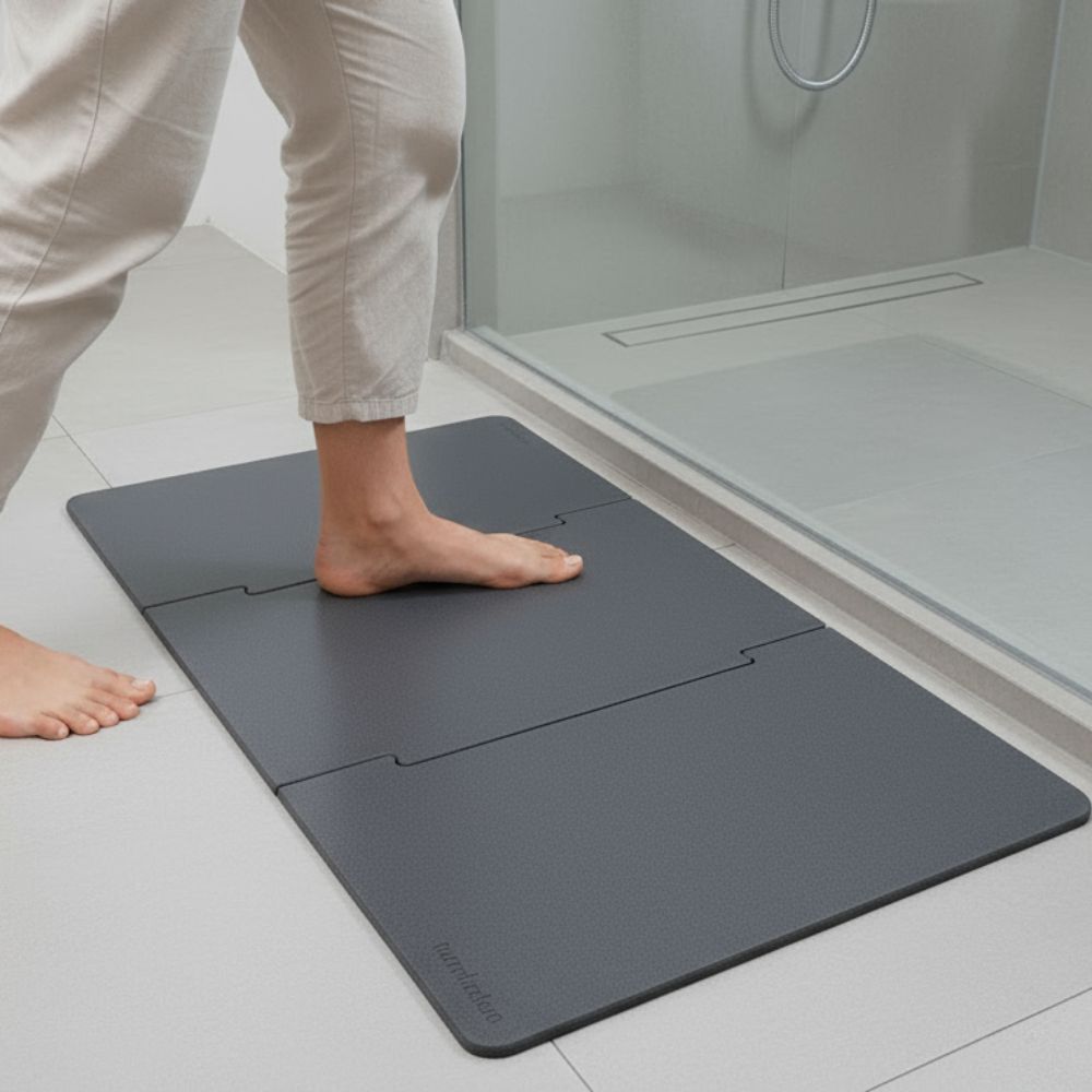 Tapis de bain grande taille en diatomite Modula