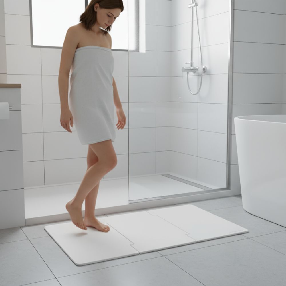 Tapis de bain grande taille en diatomite Modula