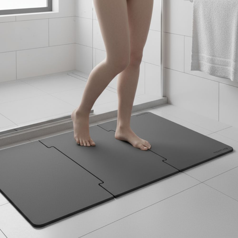 Tapis de bain grande taille en diatomite Modula