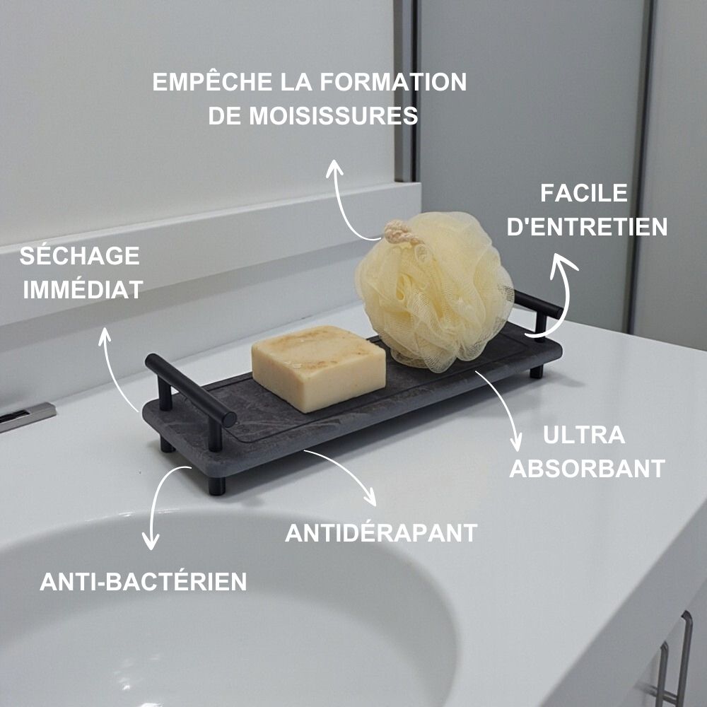 Plateau en diatomite Sila