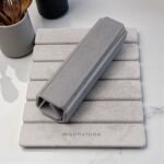 Tapis de vaiselle Gris Orage en diatomite Agilis
