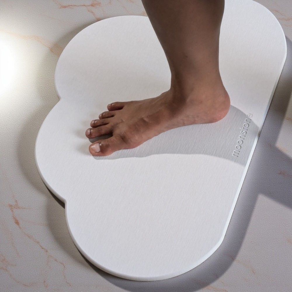 Tapis de bain en diatomite Nuage