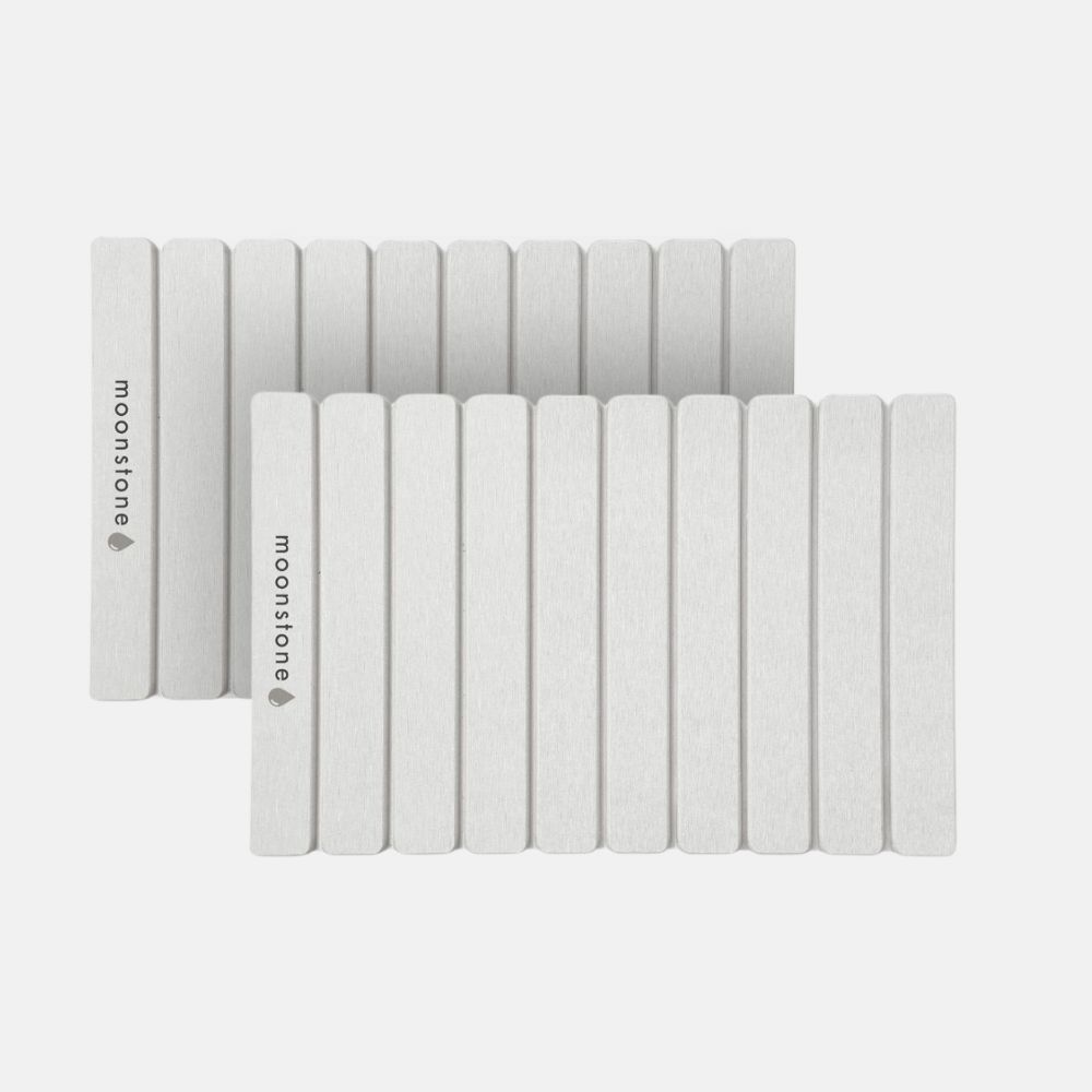 Lot de 2 tapis de bain diatomite Agilis