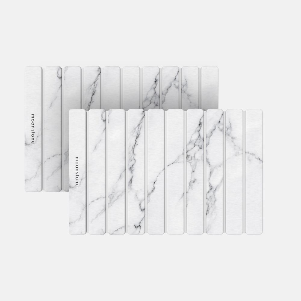 Lot de 2 tapis de bain diatomite Agilis