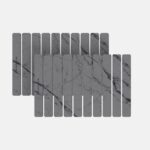 Lot de 2 tapis de bain diatomite Agilis