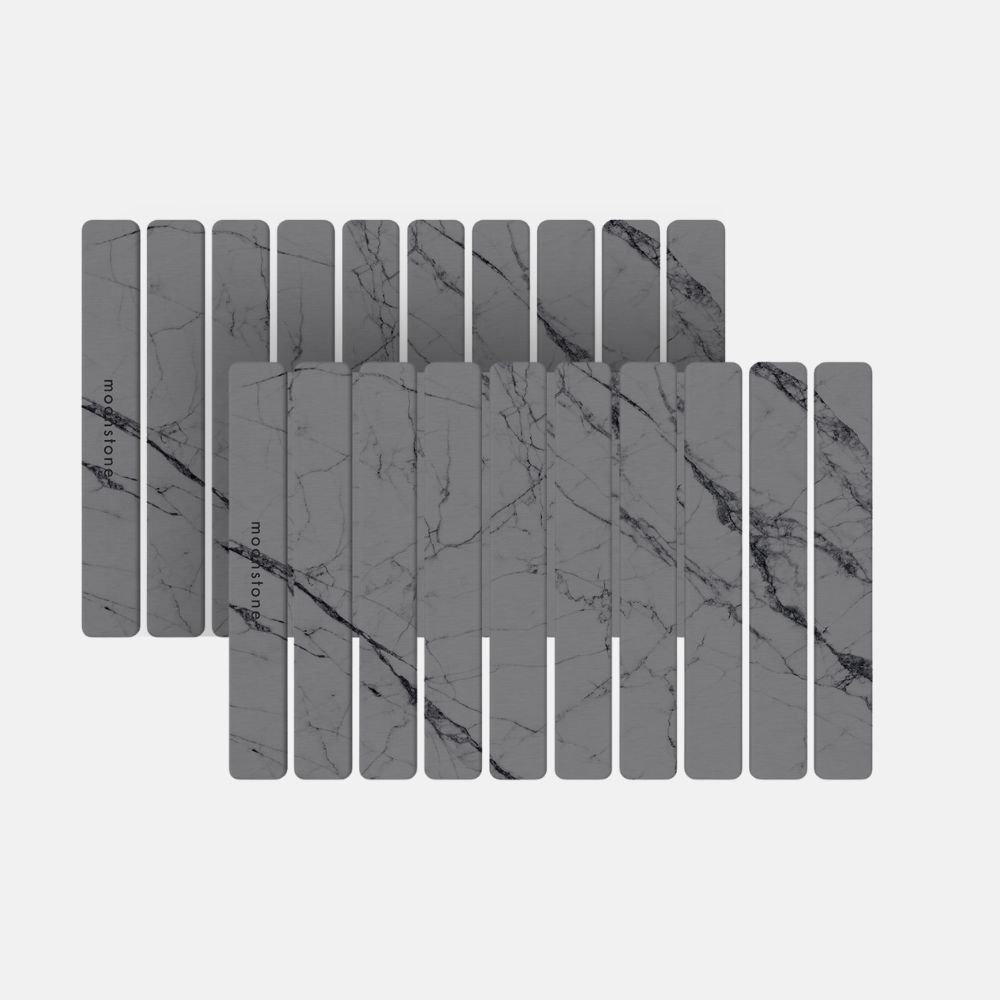 Lot de 2 tapis de bain diatomite Agilis