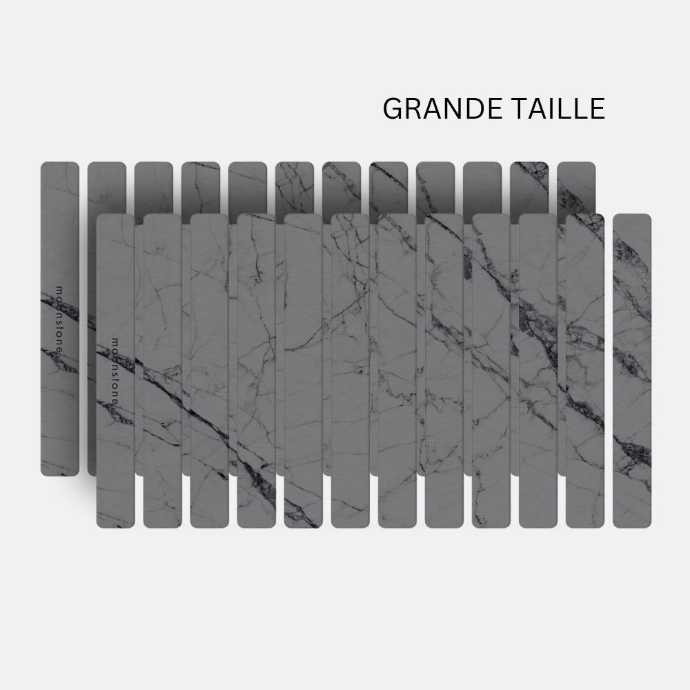 Lot de 2 grands tapis de bain diatomite Agilis XL
