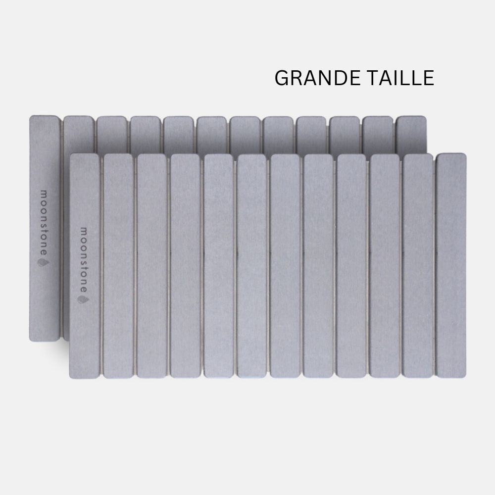 Lot de 2 grands tapis de bain diatomite Agilis XL