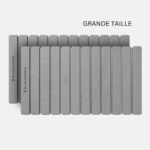 Lot de 2 grands tapis de bain diatomite Agilis XL