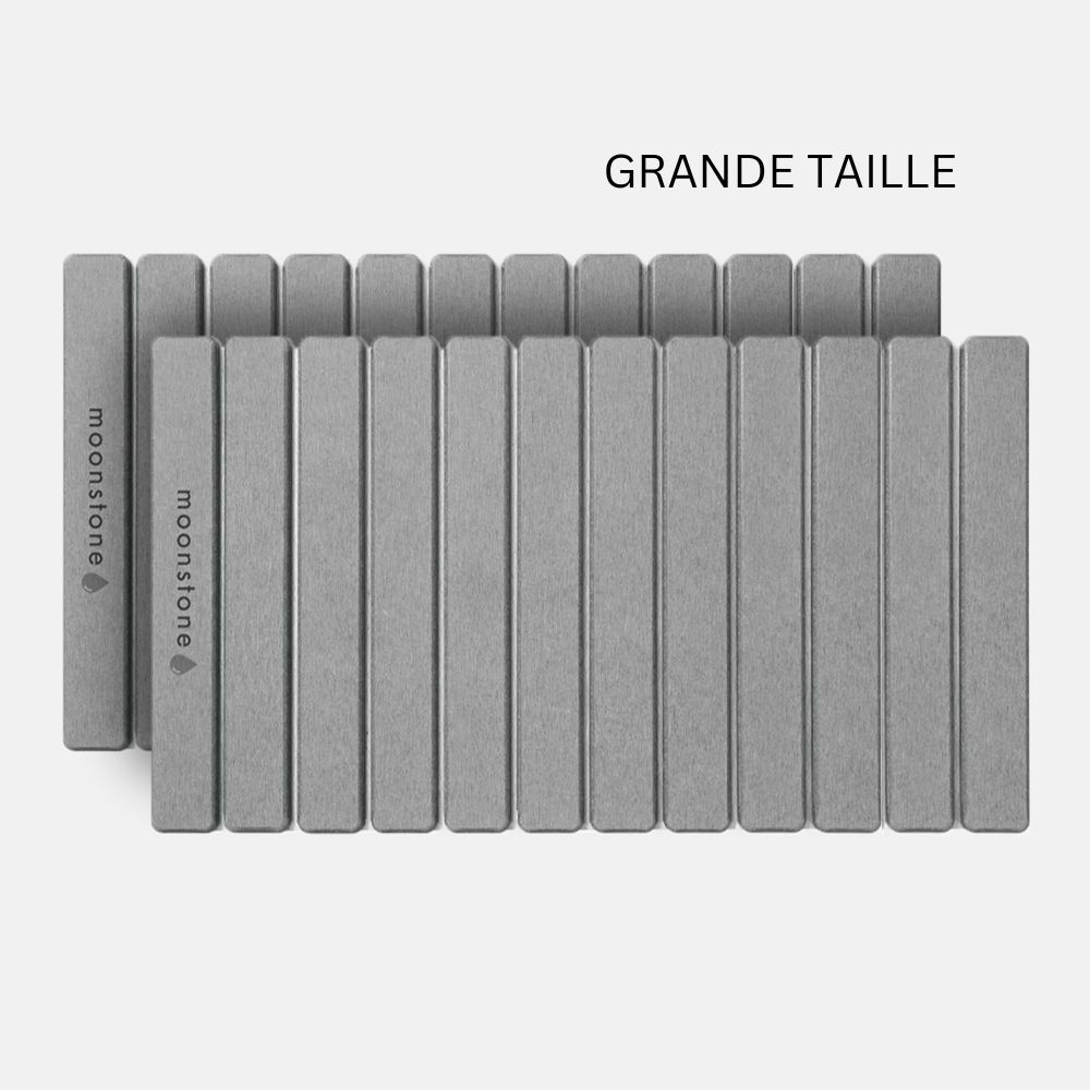 Lot de 2 grands tapis de bain diatomite Agilis XL