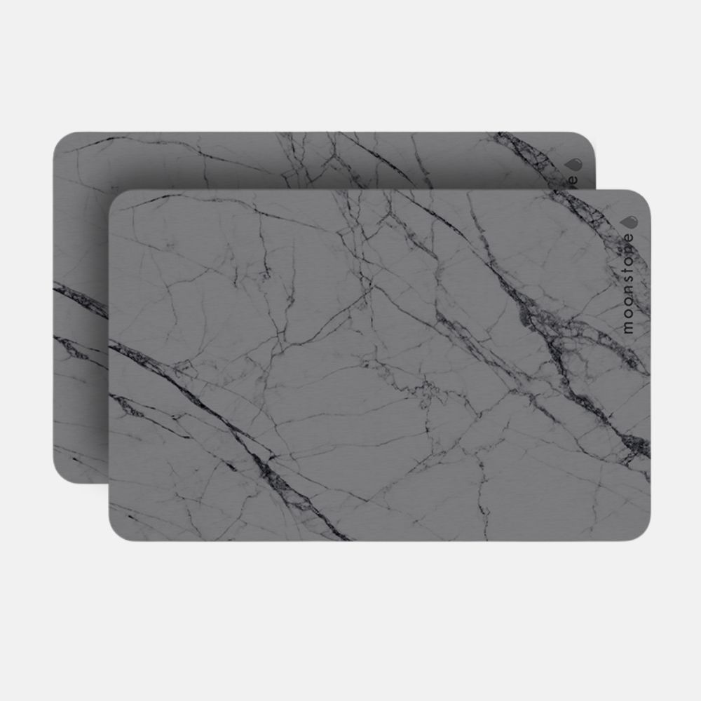 Lot de 2 tapis de bain diatomite Terra