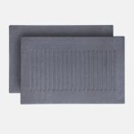 Lot de 2 tapis de bain diatomite Terra Lina