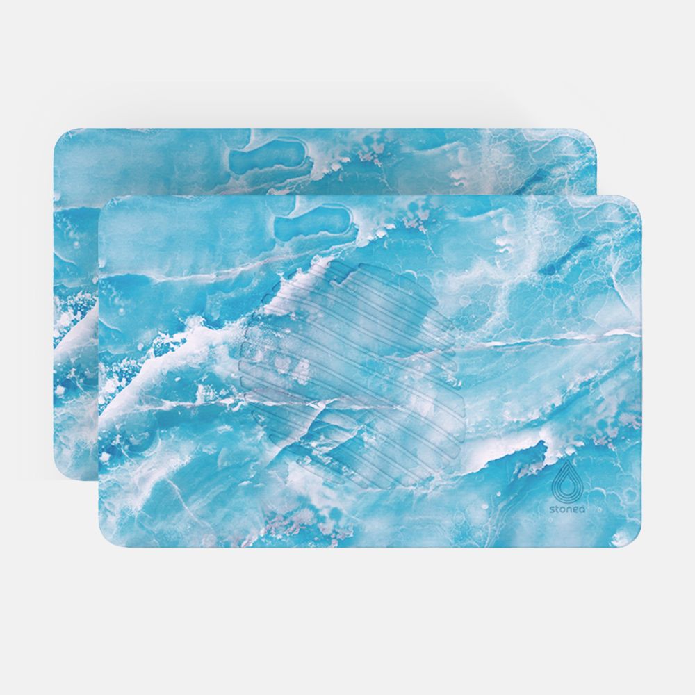 Lot de 2 tapis de bain diatomite Essence