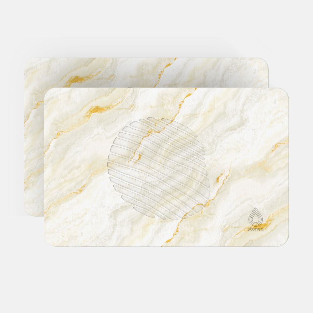 Lot de 2 tapis de bain diatomite Essence