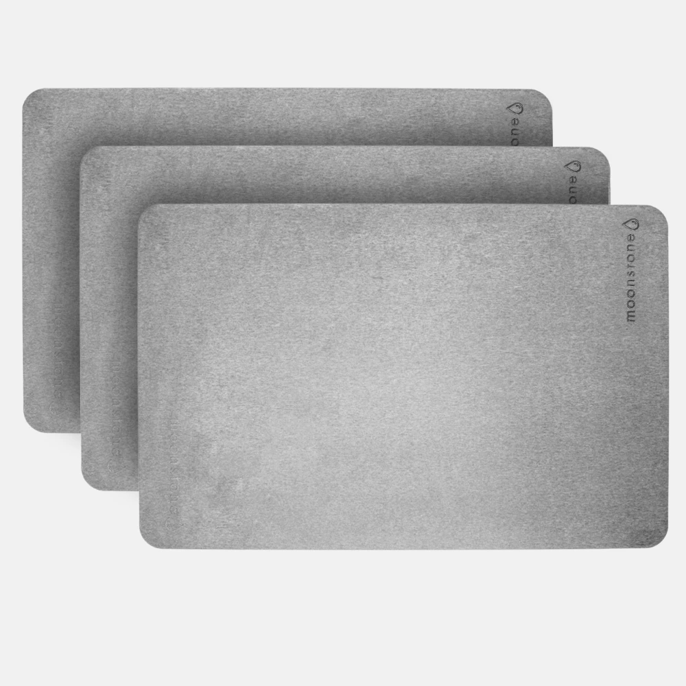 Lot de 3 tapis de bain diatomite Terra