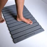 Grand tapis de bain pliable en diatomite Agilis XL