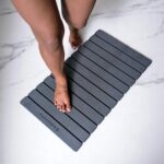 Grand tapis de bain pliable en diatomite Agilis XL