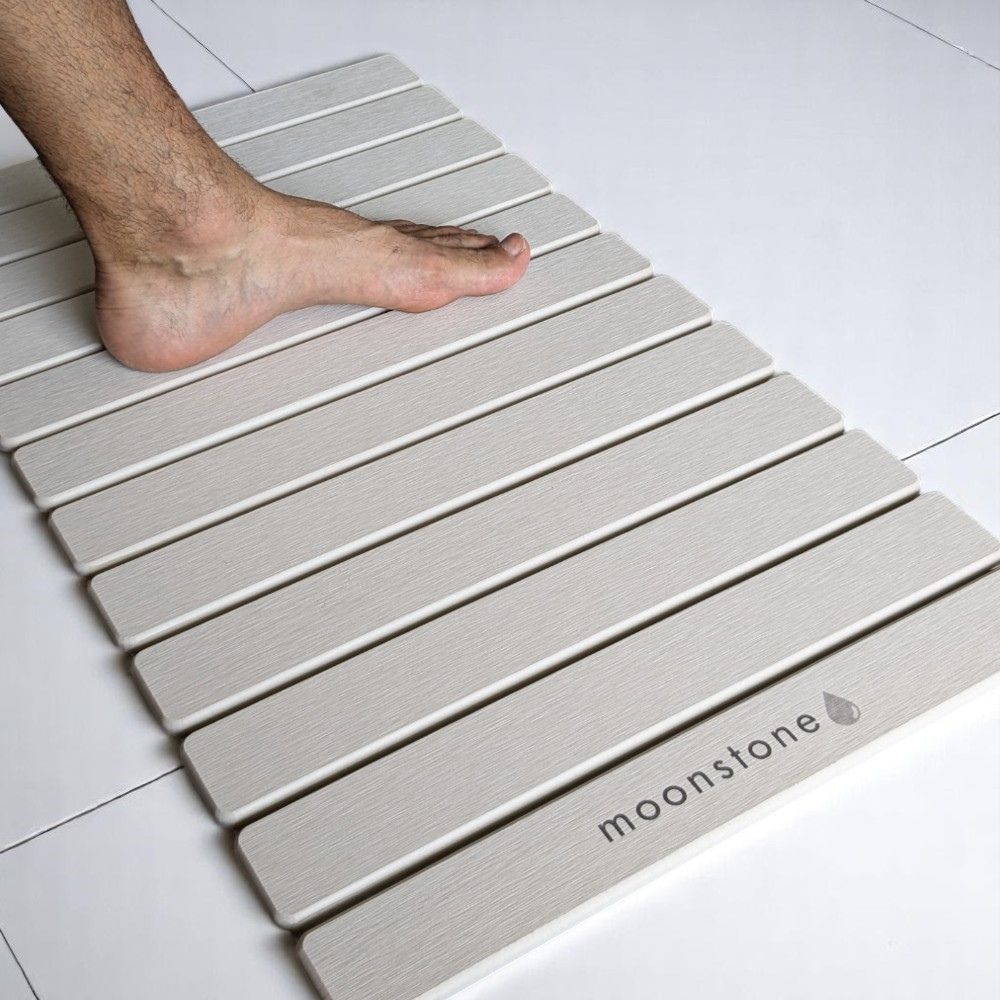 Grand tapis de bain pliable en diatomite Agilis XL