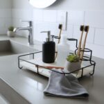 Organisateur salle de bain en diatomite Audia