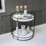 Rangement en forme ronde en diatomite Circa