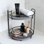 Rangement en forme ronde en diatomite Circa