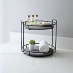 Rangement en forme ronde en diatomite Circa