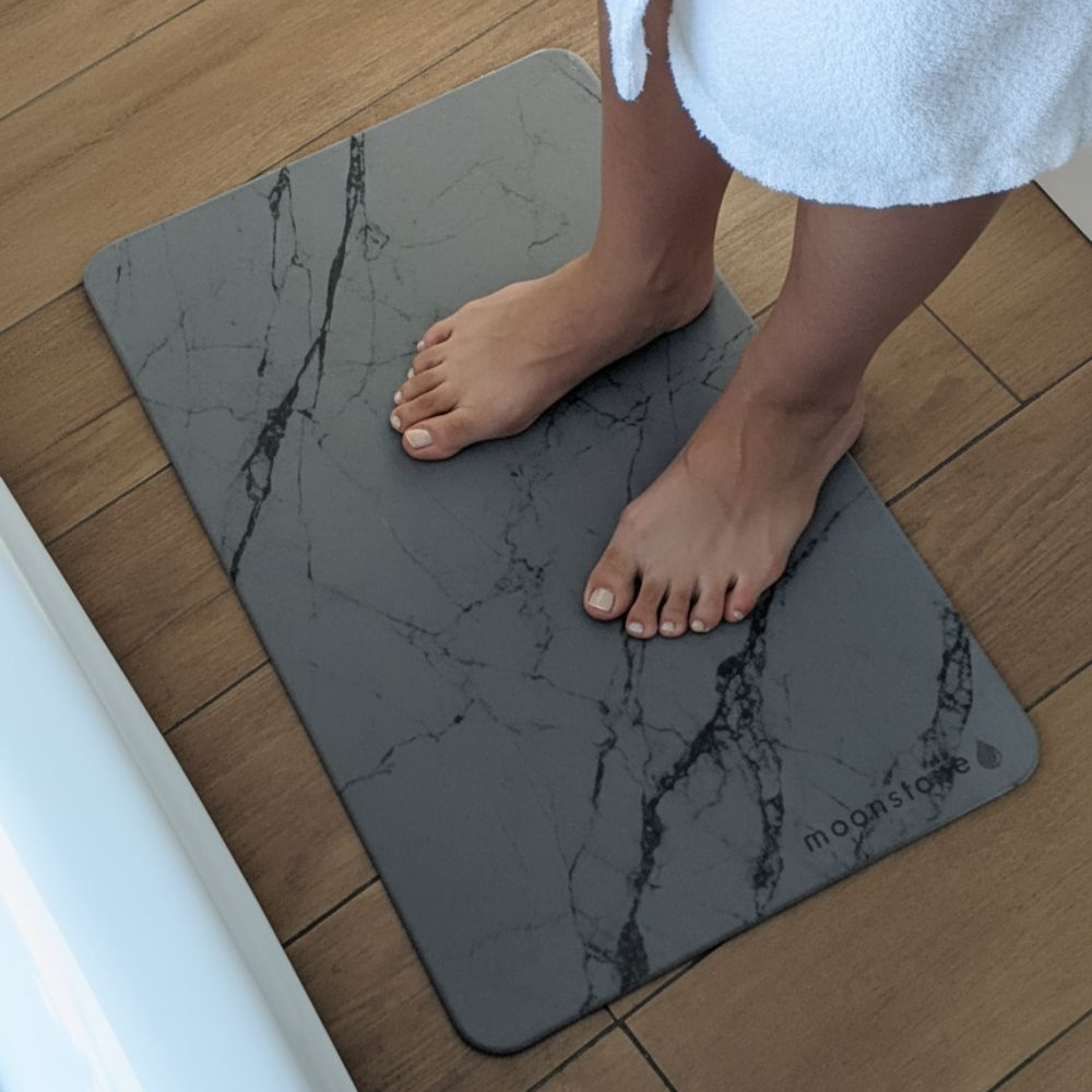 Tapis de bain en diatomite Terra