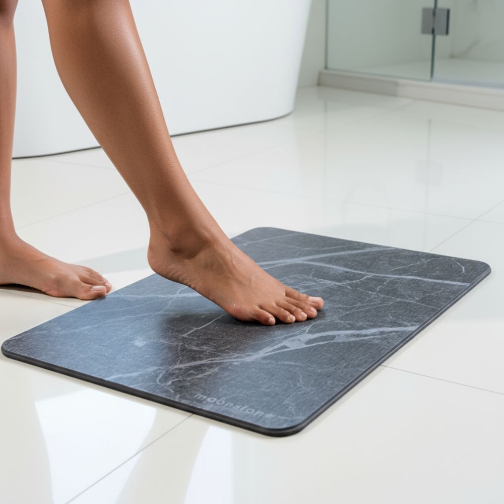 Tapis de bain en diatomite Terra
