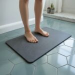Tapis de bain Gris Orage en diatomite Terra
