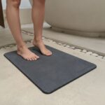 Tapis de bain Gris Orage en diatomite Terra