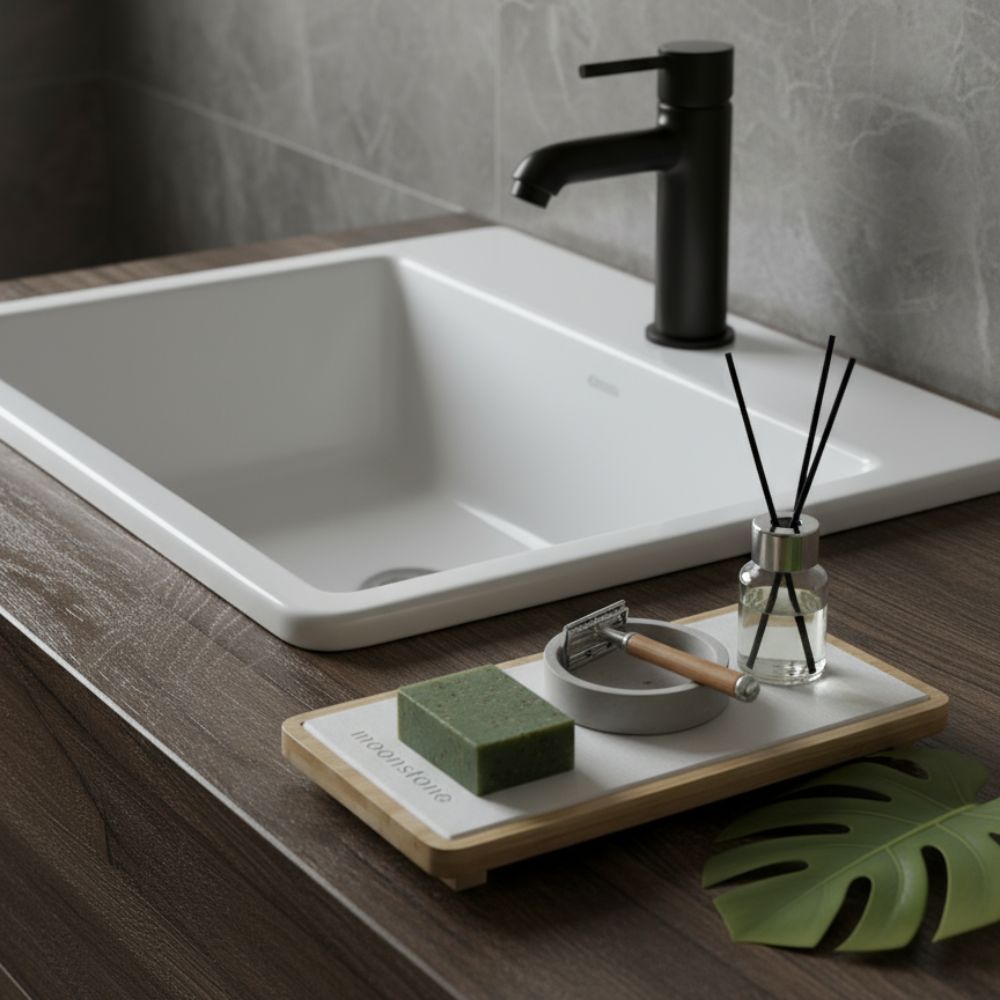 Grand rangement en diatomite bambou Grand Stella