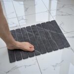 Tapis de bain pliable en diatomite Agilis