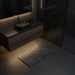 Tapis de bain pliable en diatomite Agilis