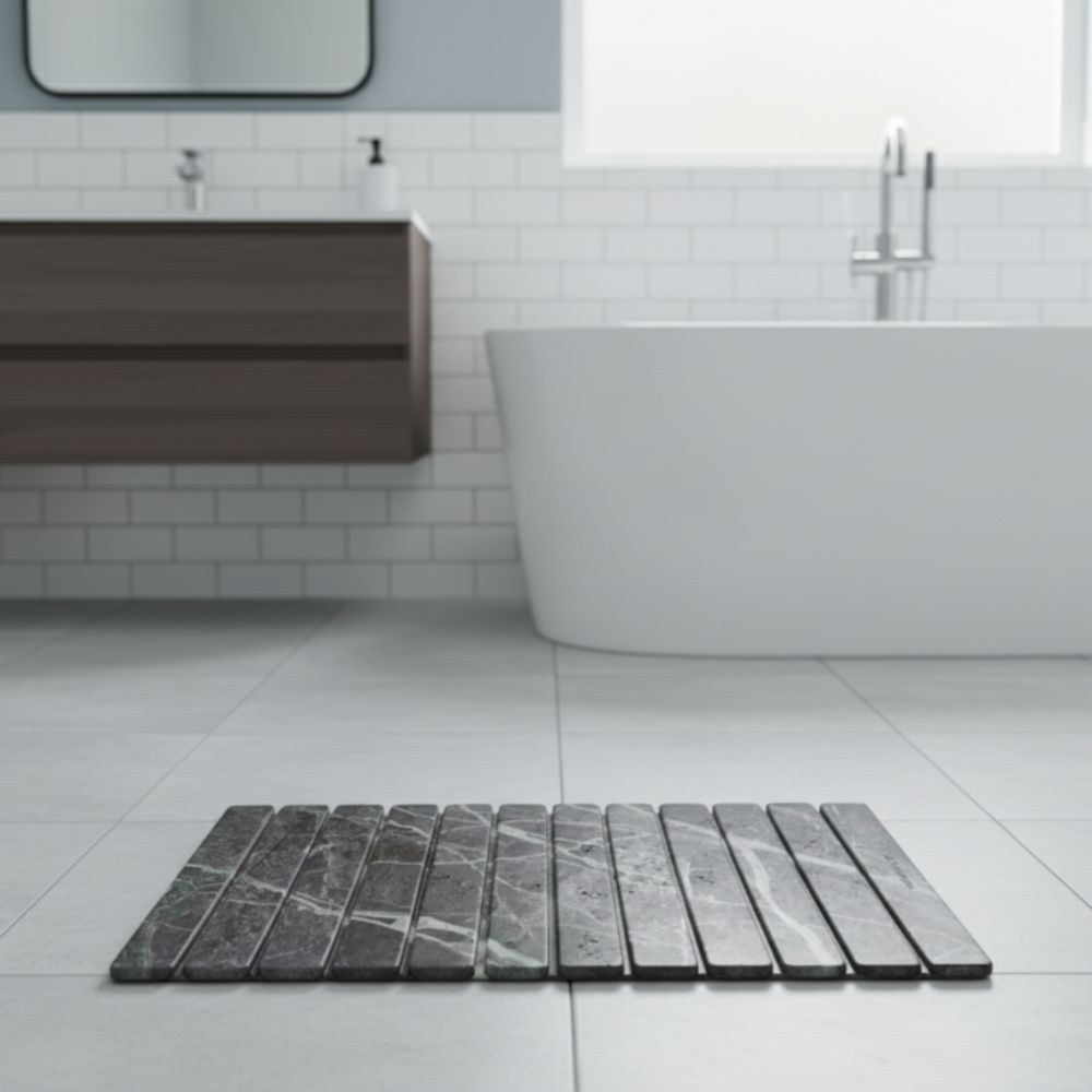 Grand tapis de bain pliable en diatomite Agilis XL