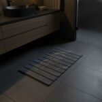 Grand tapis de bain pliable en diatomite Agilis XL