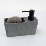 Distributeur avec support éponge 2en1 Volcan