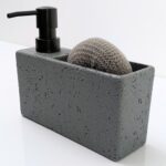 Distributeur avec support éponge 2en1 Granite