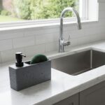 Distributeur avec support éponge 2en1 Granite