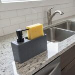 Distributeur avec support éponge 2en1 Granite