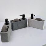 Distributeur avec support éponge 2en1 Volcan