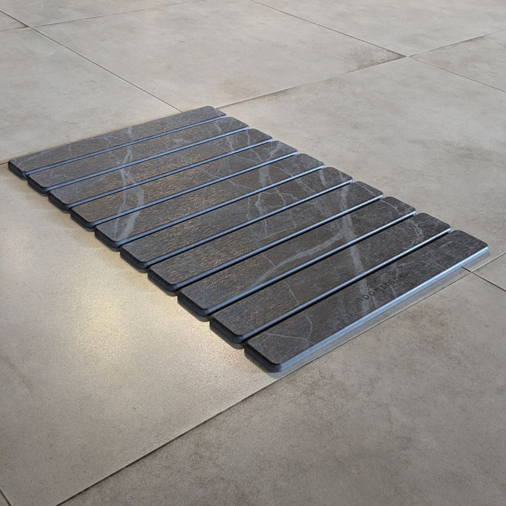 Tapis de bain pliable en diatomite Agilis