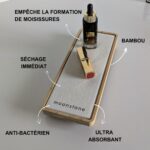 Rangement en diatomite bambou Stella