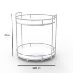 Rangement en forme ronde en diatomite Circa