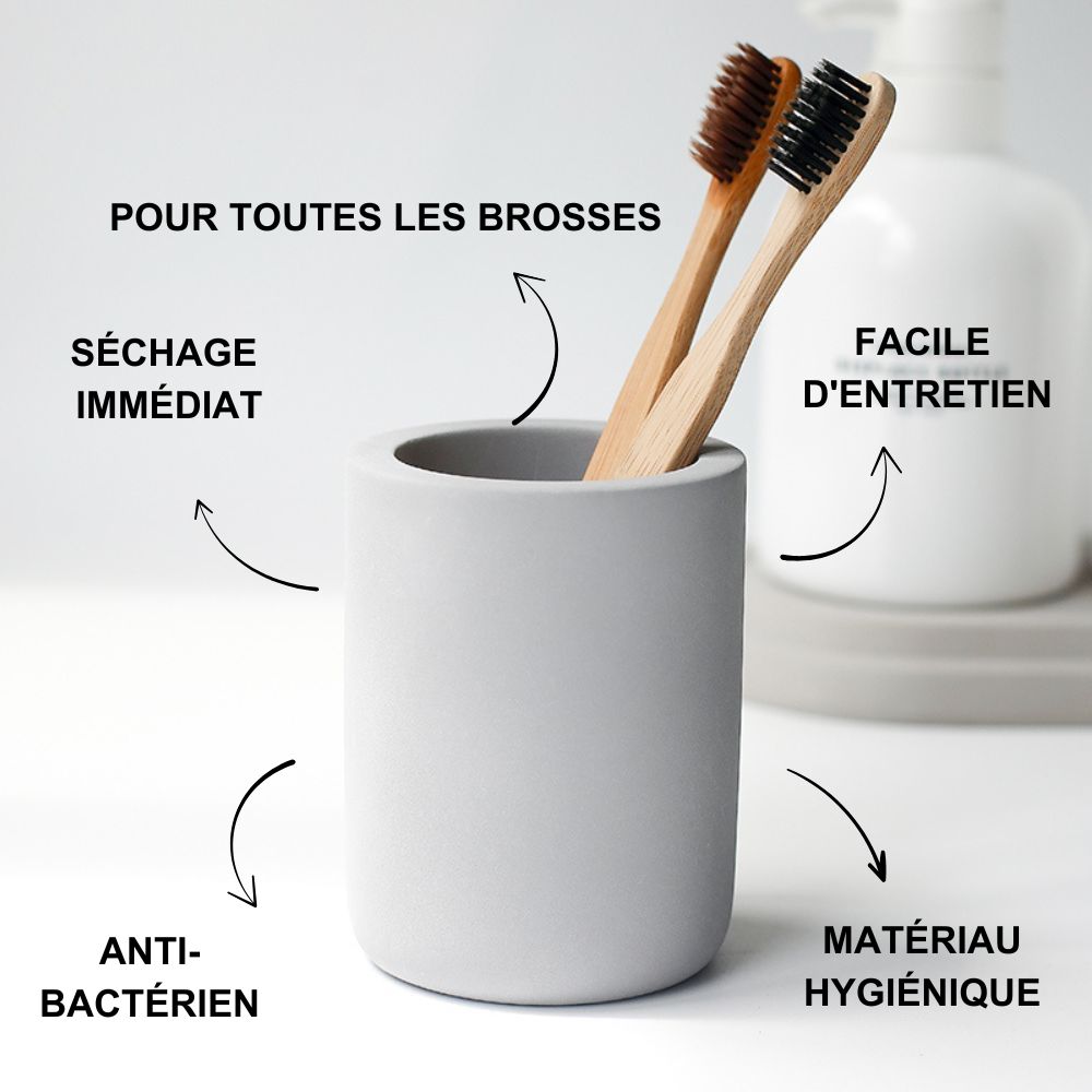 Porte brosse à dents en diatomite Sthal