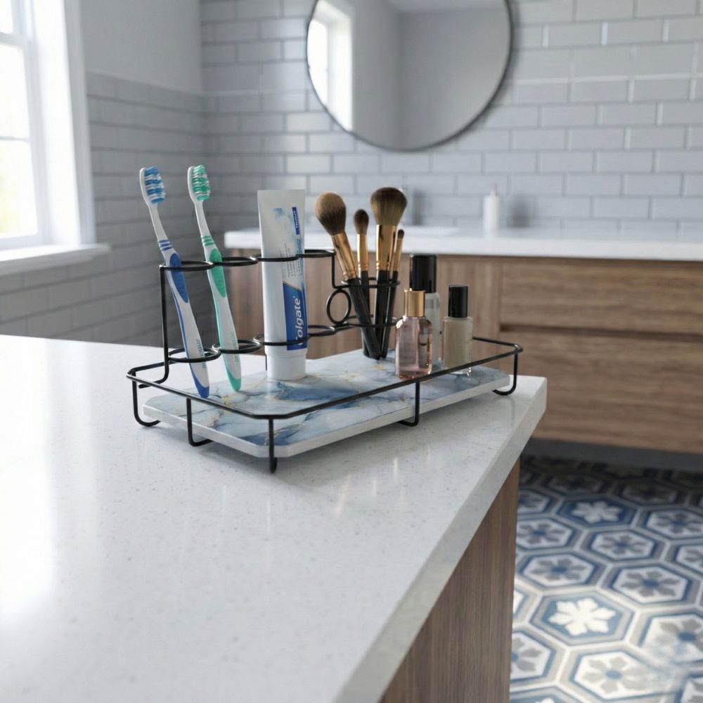 Organisateur salle de bain en diatomite Audia