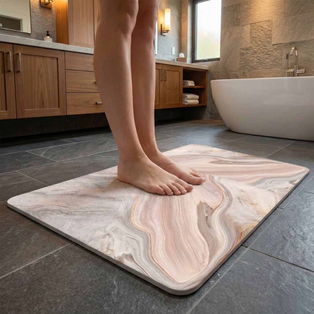 Grande taille tapis de bain en diatomite Essence XL