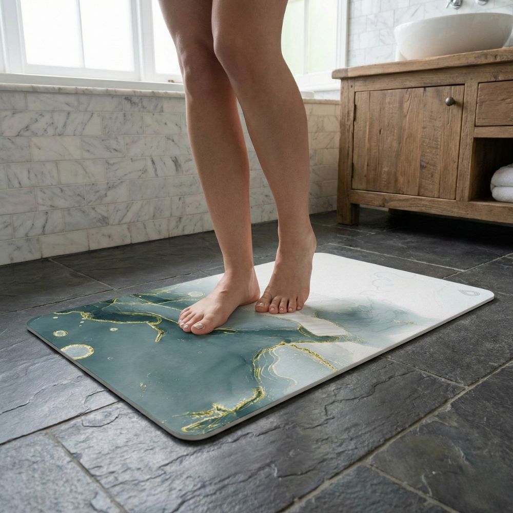Grande taille tapis de bain en diatomite Essence XL